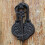 Antique Gold Cast Iron Door Knocker and Rustic Front Door Pull Handle for Barn or Garden Gate 4