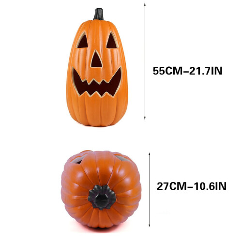 AURIGATE Halloween Pumpa Ljus Orange Pumpa Ljus Utomhuspumpa 1