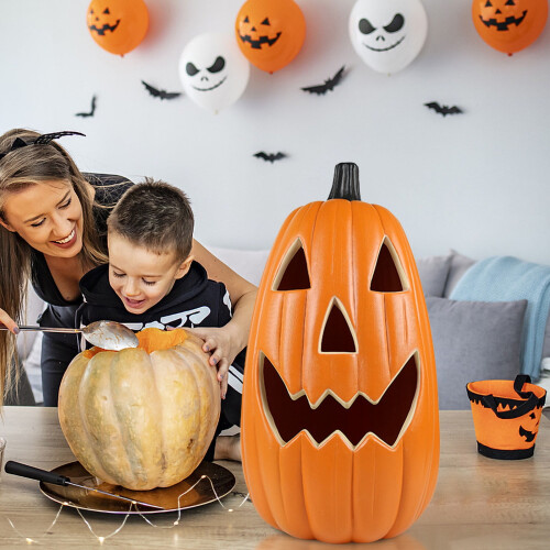 AURIGATE Halloween Pumpa Ljus Orange Pumpa Ljus Utomhuspumpa 2