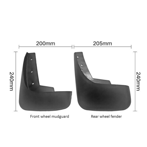 Guards for 2002-2006  Camry 4Pcs Front Rear Mud Flaps Mudguards  Car Accessories