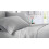 King Size Cotton Sheets Set Light Grey 4 Piece 600 Thread Count Bedding Set with 12 Inch Deep Pocket 3