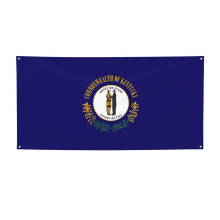 Kentucky State Flag Banner Fadeproof Polyester Party Decoration with Vivid Colors for Indoor Outdoor Use