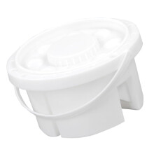 Paint Brush Washer with ThreeChamber Clean System and Airtight Lid, Portable Watercolor Brush Cleaning Bucket for Travel and Outdoor