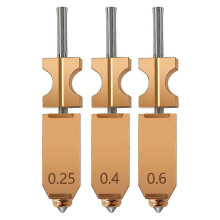 3pc Quick Release Nozzle Kit 0.25/0.4/0.6mm for AD5X Hotend 3D Printer Parts