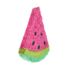 Large Watermelon Pinata for Birthday Party FruitThemed Decoration Reusable Centerpiece for Kids and Adults
