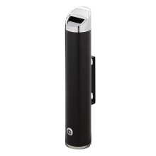 Outdoor Wall Mounted Ashtray, Lockable Weather‑Resistant Aluminium Smoking Receptacle for Patio Garden or Commercial Use