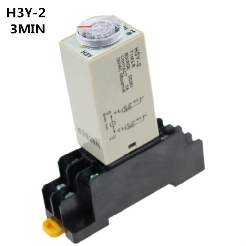 H3Y2 8 Pin Time Delay Relay 110V Adjustable Delay Timer for Motor Control Compact Industrial Module 2