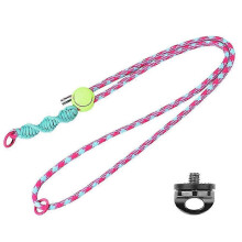(Pink & blue & green) Adjustable Camera Lanyard for Insta360 X3 X4 GoPro Pocket 3 with 1/4in Screw Anti-Lost Strap-kt