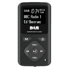Mini Portable DAB/DAB+ FM Radio with Bluetooth 4.0 Earphone and MP3/USB Connectivity