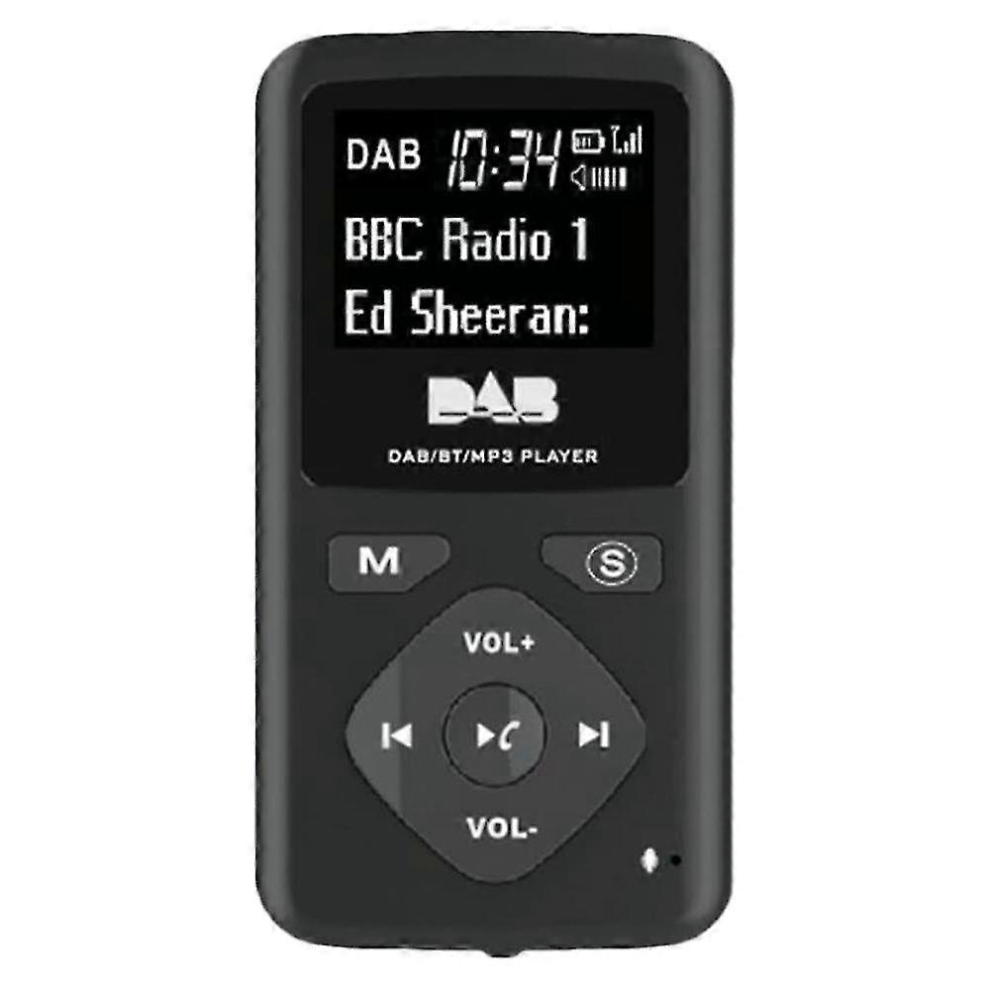 Mini Portable Dab/Dab+ Fm Radio With Bluetooth 4.0 Earphone And Mp3/Usb Connectivity 3115596346917