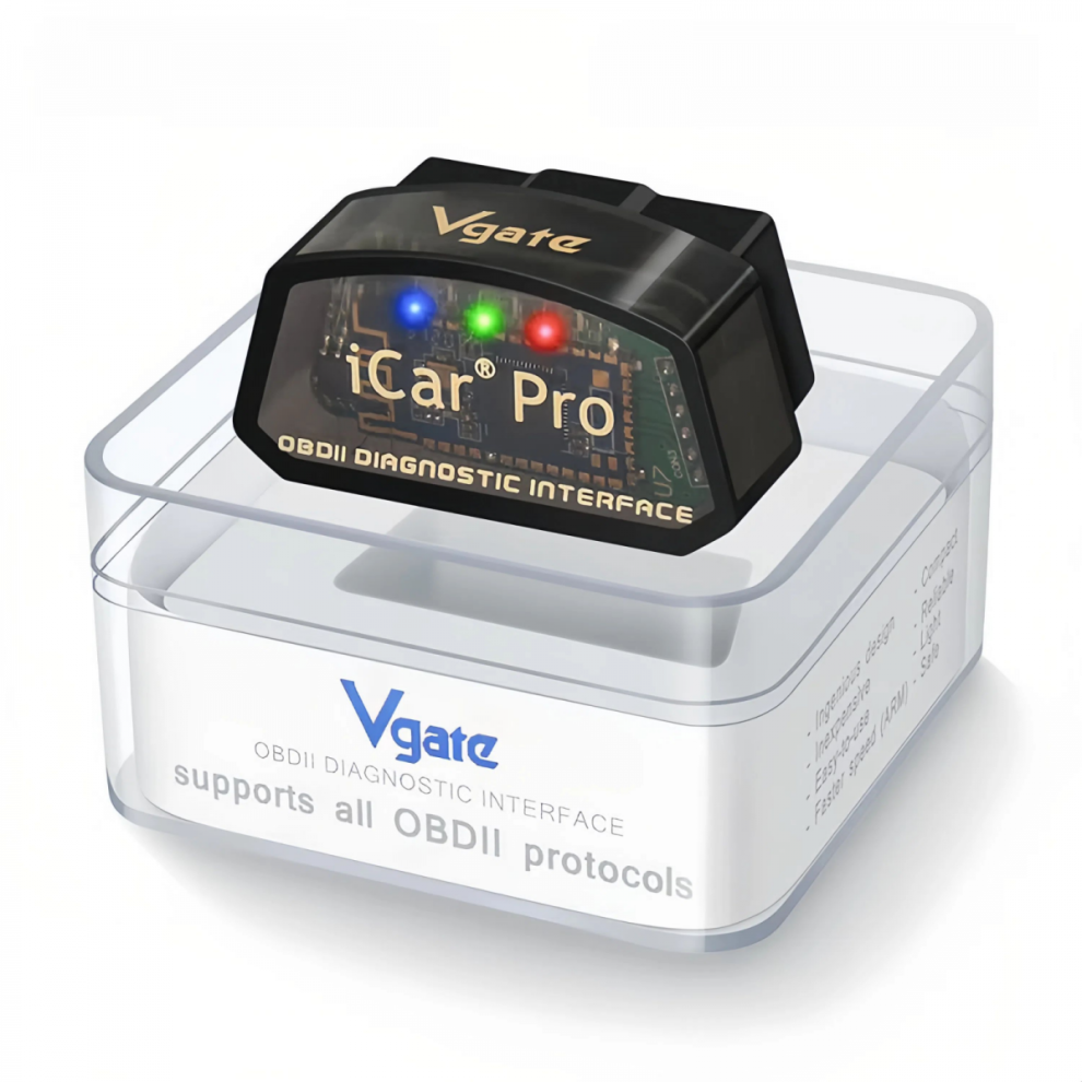 Vgate Icar Pro Bluetooth 4.0 (Ble) Obd2 Obdii Error Code Reader Car Check Engine With Elm327 Adapter Light 5006655263611