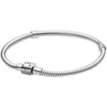 (A2 19cm)Pandora Snake Knit Bracelet With Cylinder Closure And Sterling Silver