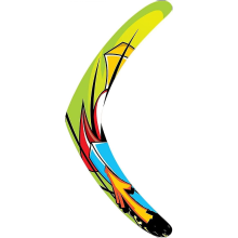 (Green Arrow)Boomerang Compatible with Kids 2 Pack, Australia Style Wooden Handmade Boomerangs, V-shaped Returning Boomerangs Compatible wit