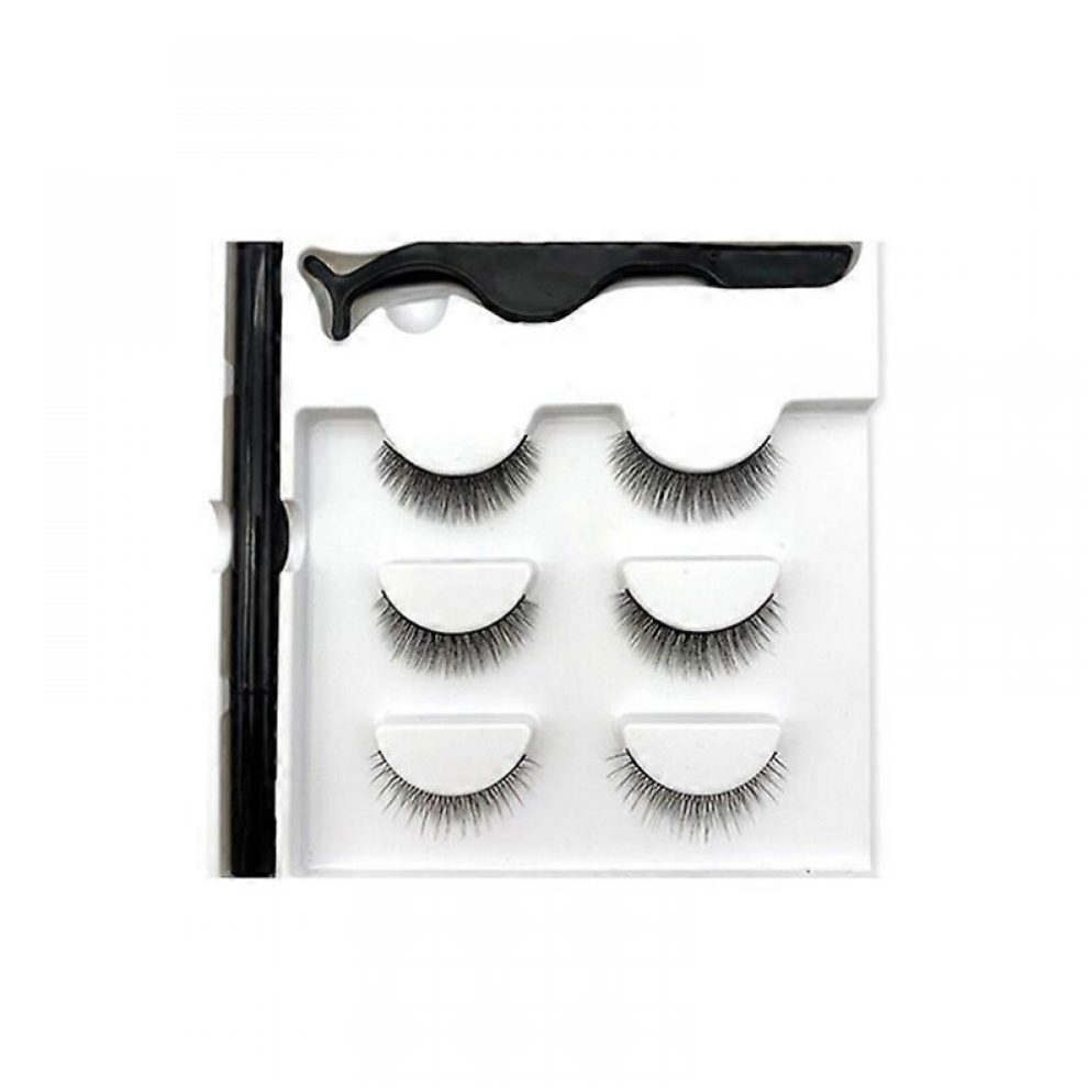 Magnetic Eyelashes 3D Mink Eyelashes Magnetic Eyeliner Magnetic Lashes Short False Lashes
