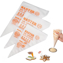 (Large size 100PCS)Pastry Piping Sleeves Leak Disposable Bag Confectionery Cake Accessories Baking Decorations Pocket Syringe Icing Cream