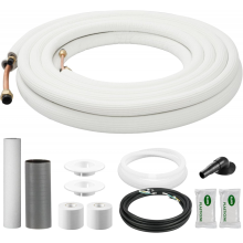 3meter Air Conditioner Pair Coil Tube 1/4in 3/8in Insulated Copper Wire Set Air Conditioner Parts R