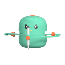 Kids Drawing Robot Portable Preschool Game Creative Interactive Compatible with Children green