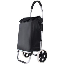 Foldable Shopping Trolley with 50kg Load Capacity, Durable Aluminum Frame and Large Oxford Bag