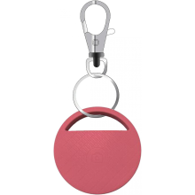 Wireless GPS Tracker BT Smart Tracker Compatible with Pets/Keys/Bags APP Control Item Locator BT Selfie Shutter Two-way Notification, Pink