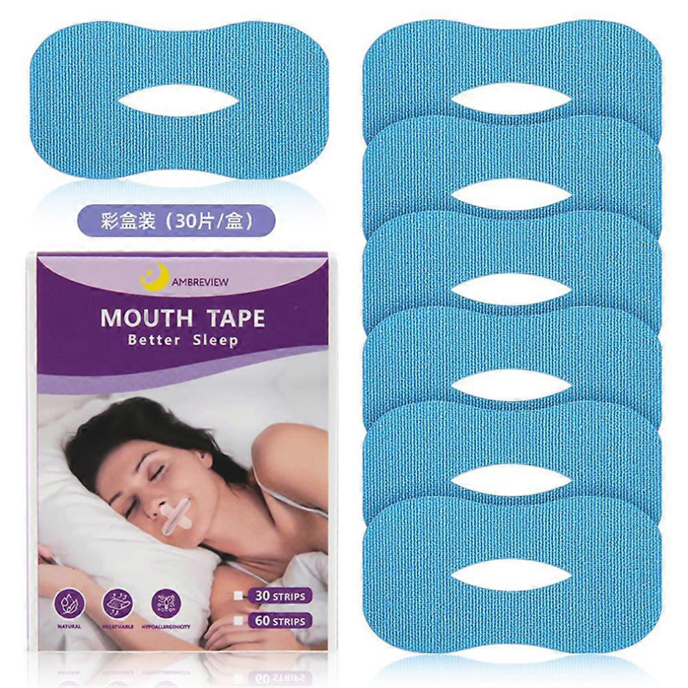 30pcs Mouth Tape for Anti Snoring for Sleeping, Anti Snoring Mouth Strips for Less Mouth Breathing, Snoring Relief, Sleep Improvement