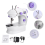 Mini portable sewing machine with light for beginners or experienced users 1