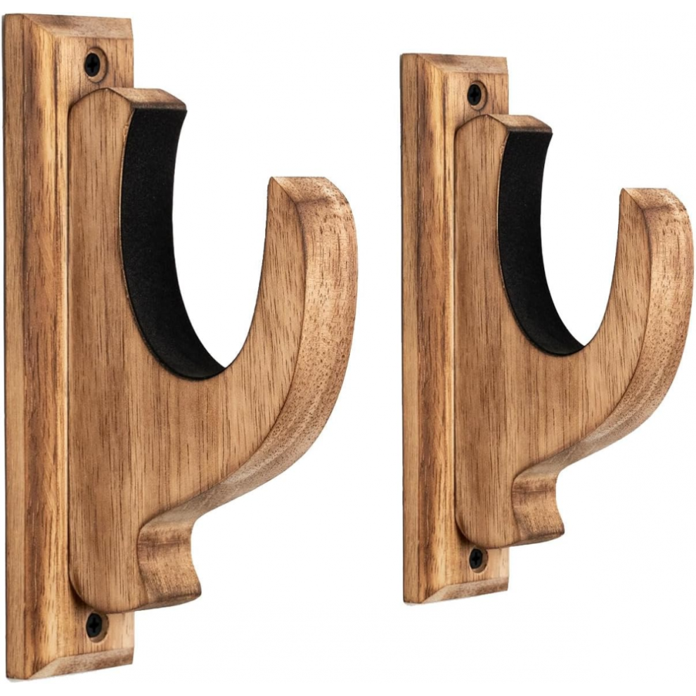 Gun Rack Wood Shotgun Rifle Wall Mount Holder Display Rack 3493511268774