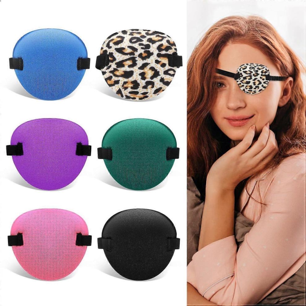 6Pcs Eye Patches, Adjustable Medical Eye Patch for Adults and Kids, Left or Right Eyepatch