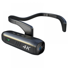 Wearable 4K 30FPS Head Mounted Camera WiFi Video Camera Camcorder Webcam Wide Angle Lens Battery AP