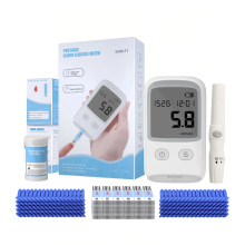 Hemoglobin Test Kit Glucometer to Measure Blood Sugar,50 Test Strips + 50X Needles