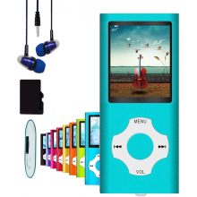 MP3 Player / MP4 Player, Hotechs MP3 Music Player with 32GB Memory SD Card Slim Classic Digital LCD 1.82'' Screen Mini USB Port with FM Radi
