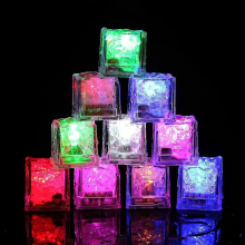 12 Pcs Light-up Led Ice Cubes Compatible with Drinks Party Christmas Wedding