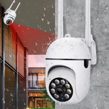 1080p Wireless IP Camera for Outdoor and Indoor Surveillance, Color Night Vision, AI Body Detection