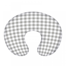 Baby Pillow Cover Washable Kid Pillow Cushion Pillow Slip for Newborns Infant Pillowcase Cotton Pillow Covers(Classic gray and whi)