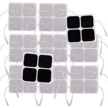 40pcs TENS Unit Pads, 2X2 Electrodes Compatible with EMS Muscle Stimulator Electrotherapy Pads