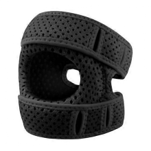 (black)Patella Knee Brace Shock-Absorbing Adjustable Knee Compression Straps Breathable Knee Support Pad Compatible with Arthritis Pain Reli