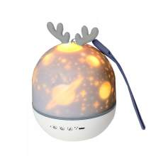 Baby Projector Night Light, Led Child Night Light Music And Light Lamp 360 Rotation With 8 Music 6 Movies Theme, Usb Remote Control Star Pro