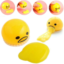 6pcs Wacky Toy Nausea Yolk Vomiting Egg AntiStress Fidget Toys Slime Squishy Stress Ball Aldult Relieve Stress Kid Toy