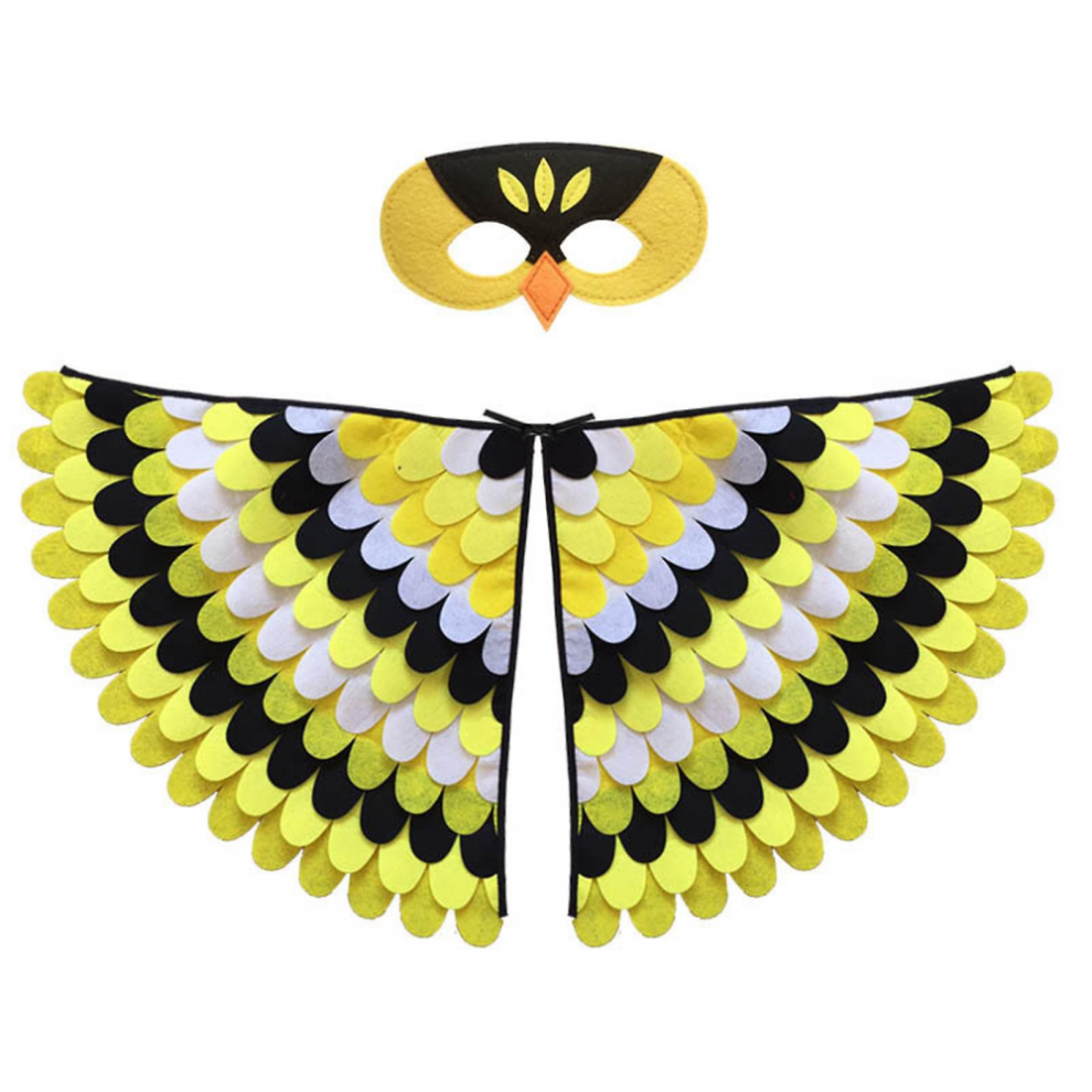 (Style13ï¼Owl Peacock Wings Bird Felt Costume Bird Shawl Felt Cape Cosplay Costume