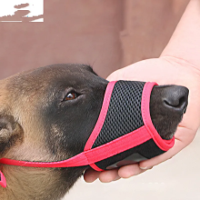 Soft Basket Dog Muzzle for Labrador & Large Dogs, Breathable Anti-Eating & Biting Mesh Muzzle, Adjustable & Allows Drinking/Panting