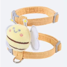 Cute Angel Wing Cat Harness and Leash Set, Adjustable Soft Mesh Vest for Cats & Small Dogs, Escape Proof Puppy Walking Harness