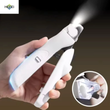 HEFEI Pet Nail Clippers, Labor-Saving LED Manicure Tool, High-Hardness Spring Design, Dog Nail Trimmer for Puppies, Cats, and Rabbits