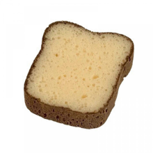 Japanese Cute Toasts Bread Slices Dish Towel Sponge Wipes Cleaning Sponge Wipes Pepsis Kitchen Wipes