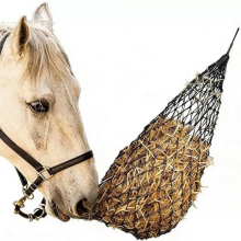 2" X Ultra Slow Feed Hay Net with 40 Inch Holes for Horses and Cattle, Large Load Capacity Hanging Bag for Stable Horse Trailer