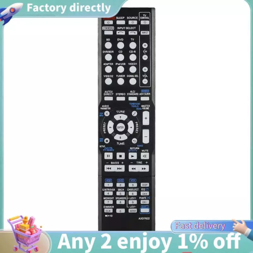 Universal Amplifier Remote Control for AXD7622 VSX-521 AXD7660-422-K