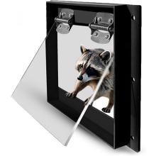 Raccoon One Way Door , Contactless Animal Excluder Trap ,Raccoon One Way Eviction Door, Compatible with Squirrels, Skunks, Possums