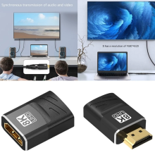 Switch Adapter Compatible with HDTV zwinz1aa 8K60hz Dual Monitor Connection Shielding Against Signal Interference