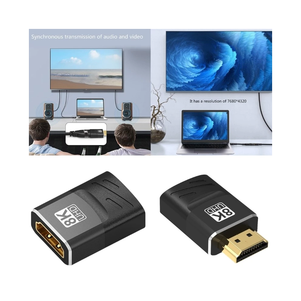 Switch Adapter Compatible With Hdtv Zwinz1aa 8K60hz Dual Monitor Connection Shielding Against Signal Interference 6246535306413