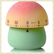 [1fnejakblh.ph] Chen Mushroom Shaped Mechanical Timer Kit for Children, Ideal for Classroom, Home Study and Kitchen.