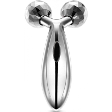 Luxury at Your Fingertips, Eco-friendly ABS 3D Roller Face Massager, Platinum 3D Roller Compatible with Youthful Skin
