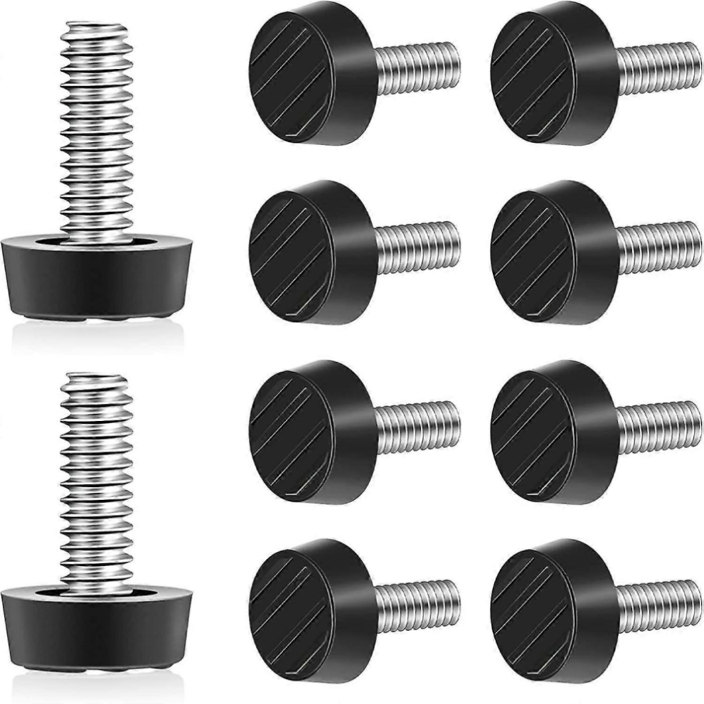1/4-20 Unc Thread Adjustable Furniture Levelers Screw Foot Levelers Galvanized Steel Glide Furniture Leveling Feet Floor Leveler Compatible 8055316311120